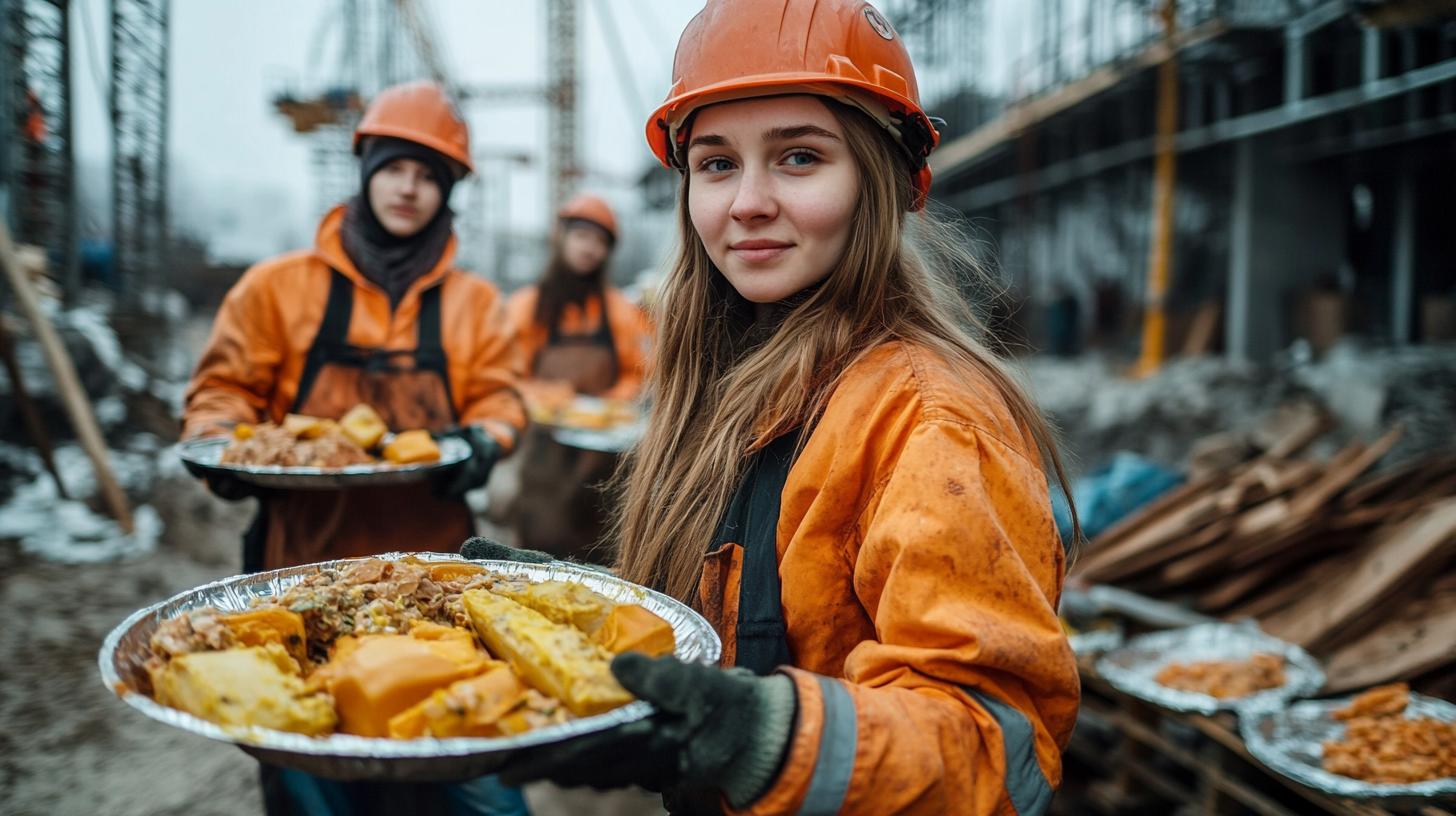 Обеды строителям: какие блюда выбрать для комплексного питания комплексное, питание, строителям, обед, строителей, и, пощетать, калорий