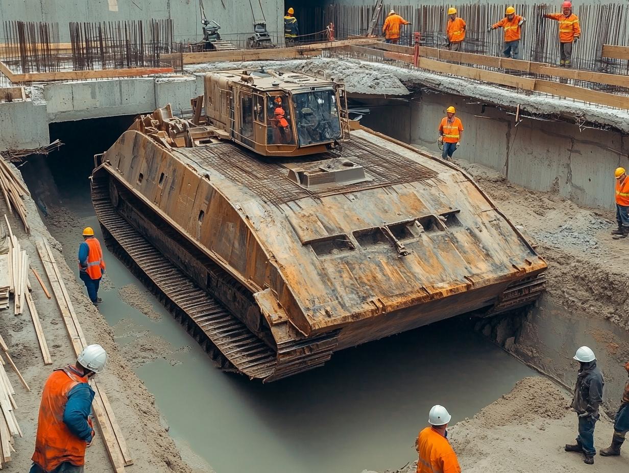 Инновационный земснаряд-амфибия KD-1