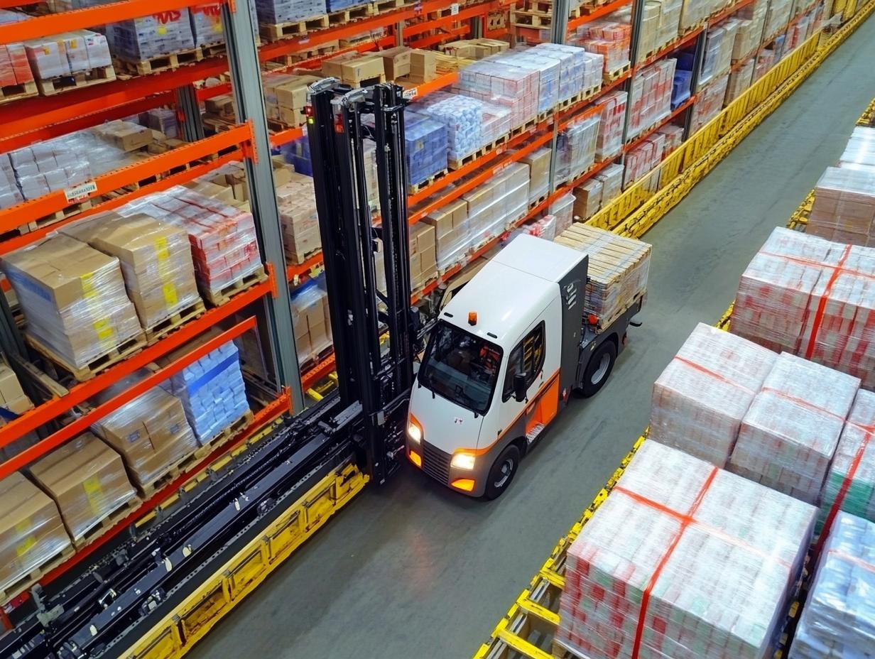 Энергоемкие тяговые батареи для склада