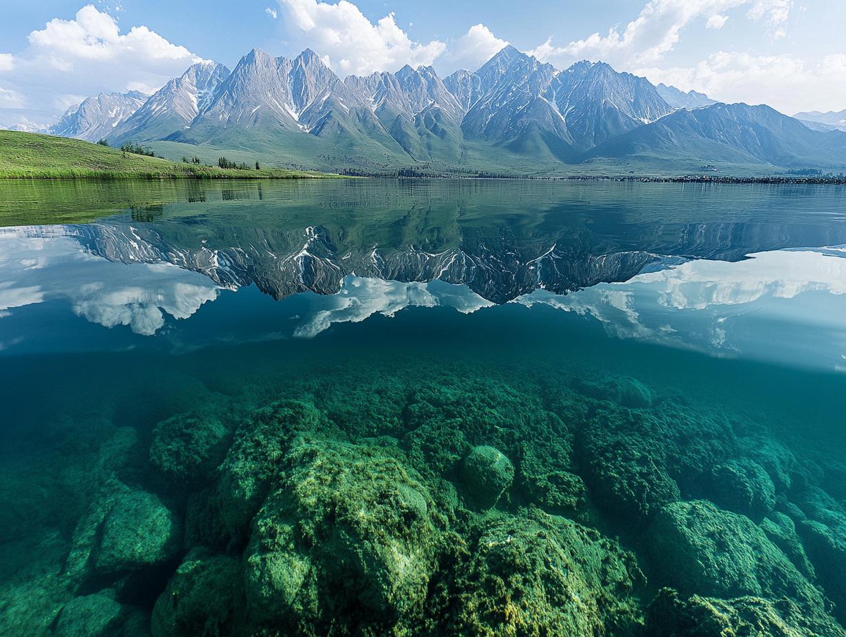 Озеро Алаколь: Тайны и легенды водной глубины Казахстана озеро, алаколь