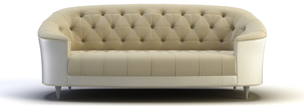 Некоторые дизайны включают в себя декоративные элементы, такие как диван, представленный здесь;  однако чаще (и особенно современные диваны-кабриолеты) заменяют декоративные элементы для более удобных функций, таких как большая подушка во всем (особенно сидящая часть дивана)